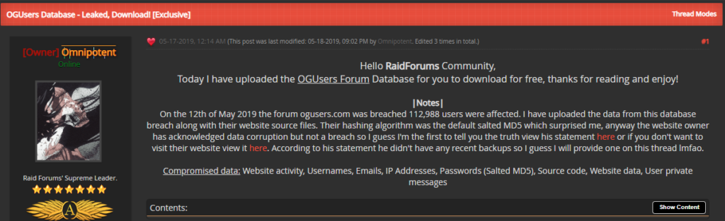 raidforum hacked ogusers