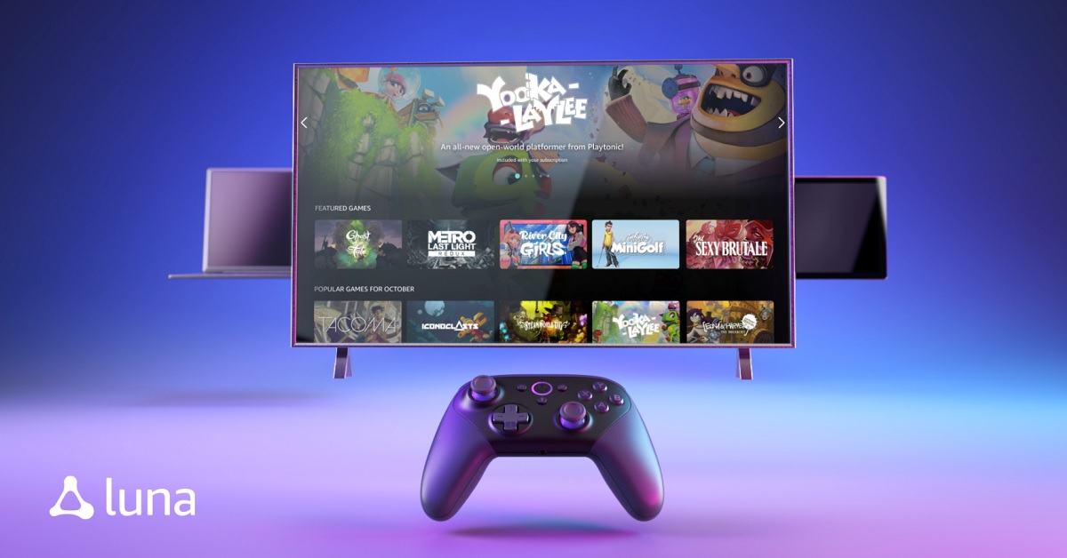 Amazon Launches Cloud Gaming Service ‘Luna’