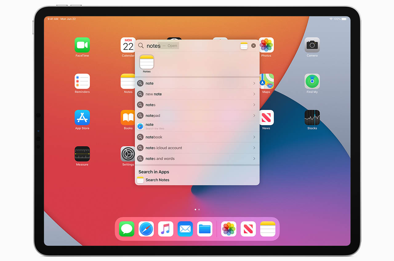 New Searching in iPadOS 14 Apple iPadOS 14 Brings Handwriting Recognition, Enhanced UI, Universal Search, and More