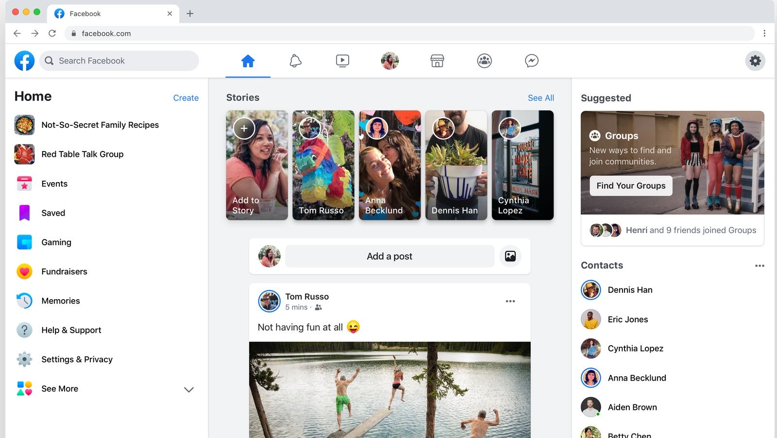 Facebook Redesigns Their Website To Give A New And Cleaner Look