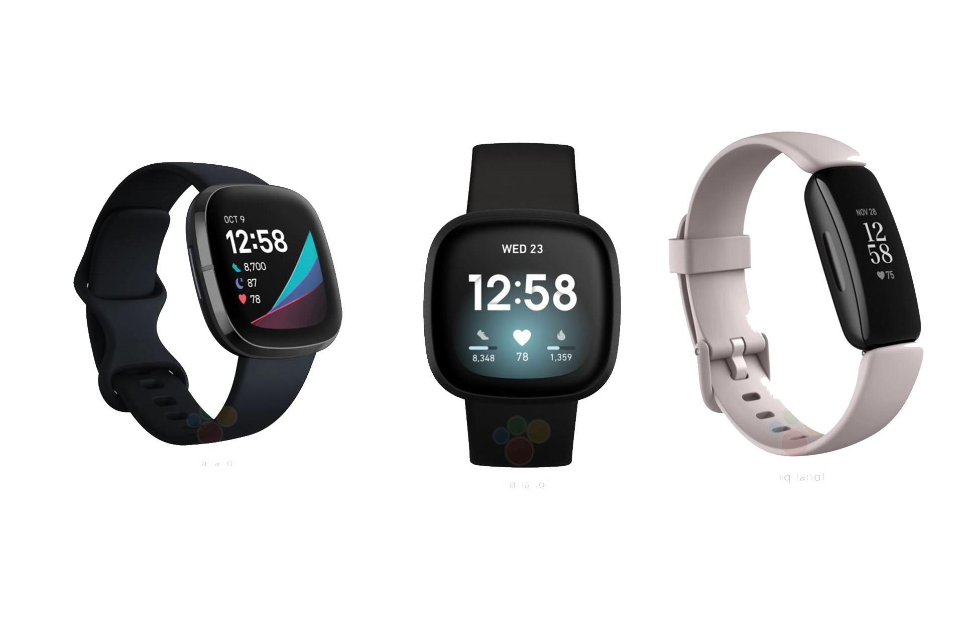Fitbit Sense, Versa 3 Images, and Inspire 2 Leaked Online